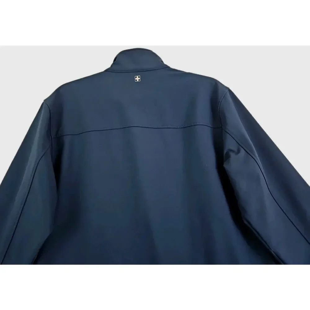 Swisstech ~Men's Size M (38-40)~ Navy Blue Zip-Up Windbreaker Jeacket.